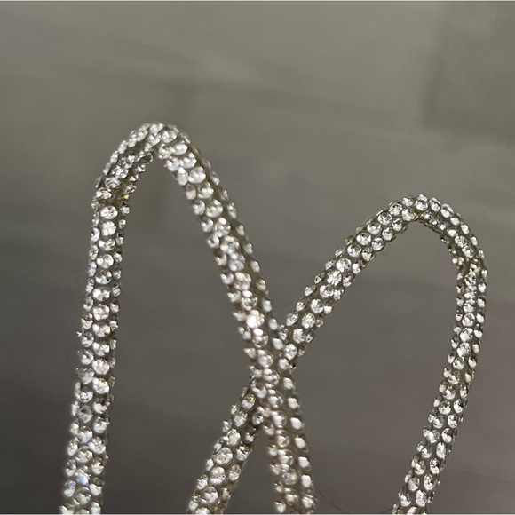 Lovers Friends Charlotte Midi Dress Black XS Crystal Cutout Cocktail Revolve - Picture 8 of 16